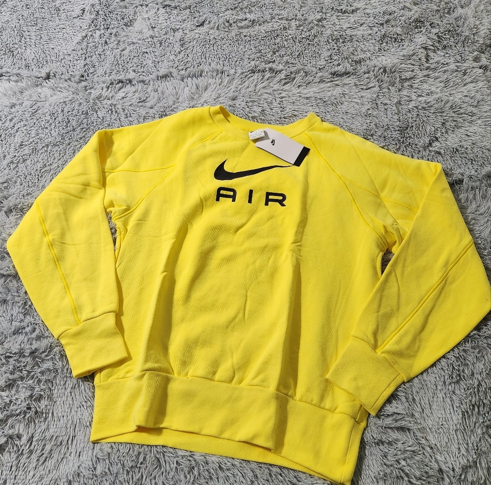 Nike Air Yellow Crewneck Sweatshirt